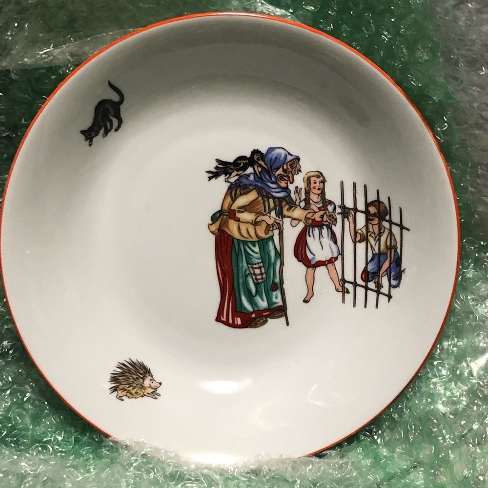 Bareuther Waldsassen Hansel & Gretel Porcelain “Grimm’s Fairy Tale” Plate - Picture 6 of 7